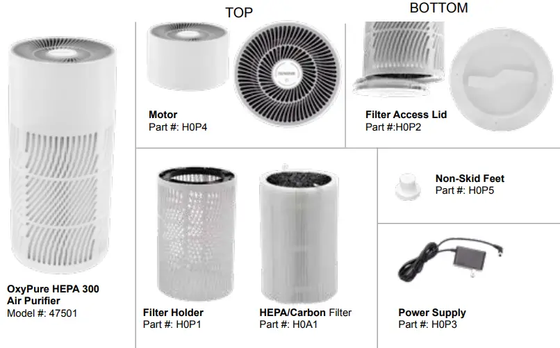 nuwave-47501-OXYPURE-Hepa-Air-Purifier-FIG-1