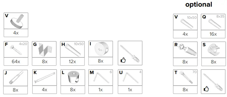 ekomia-240x200cm-Solid-Wood-Family-Bed-Instruction-FIG-1