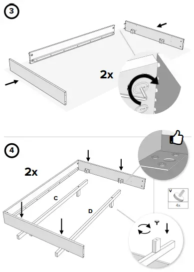 ekomia-240x200cm-Solid-Wood-Family-Bed-Instruction-FIG-5