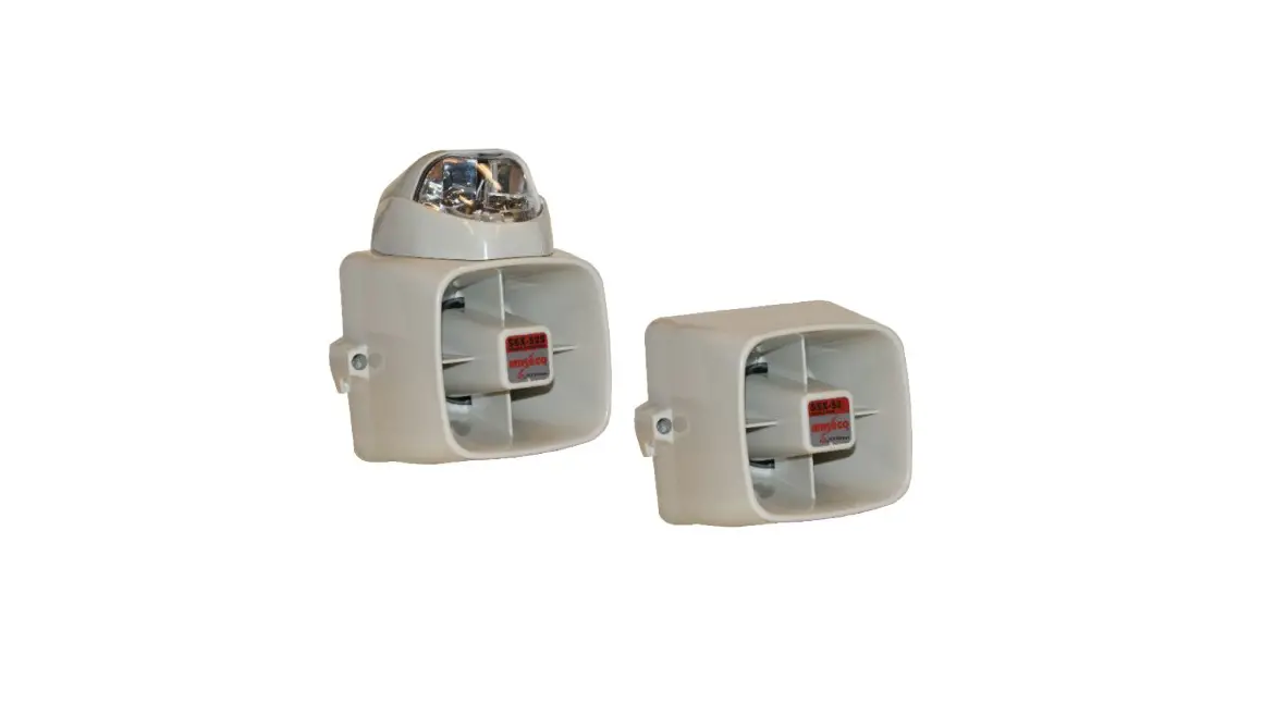 Potter Ssx-82 Series 127db Durable Siren Or Siren Strobe Owner's Manual