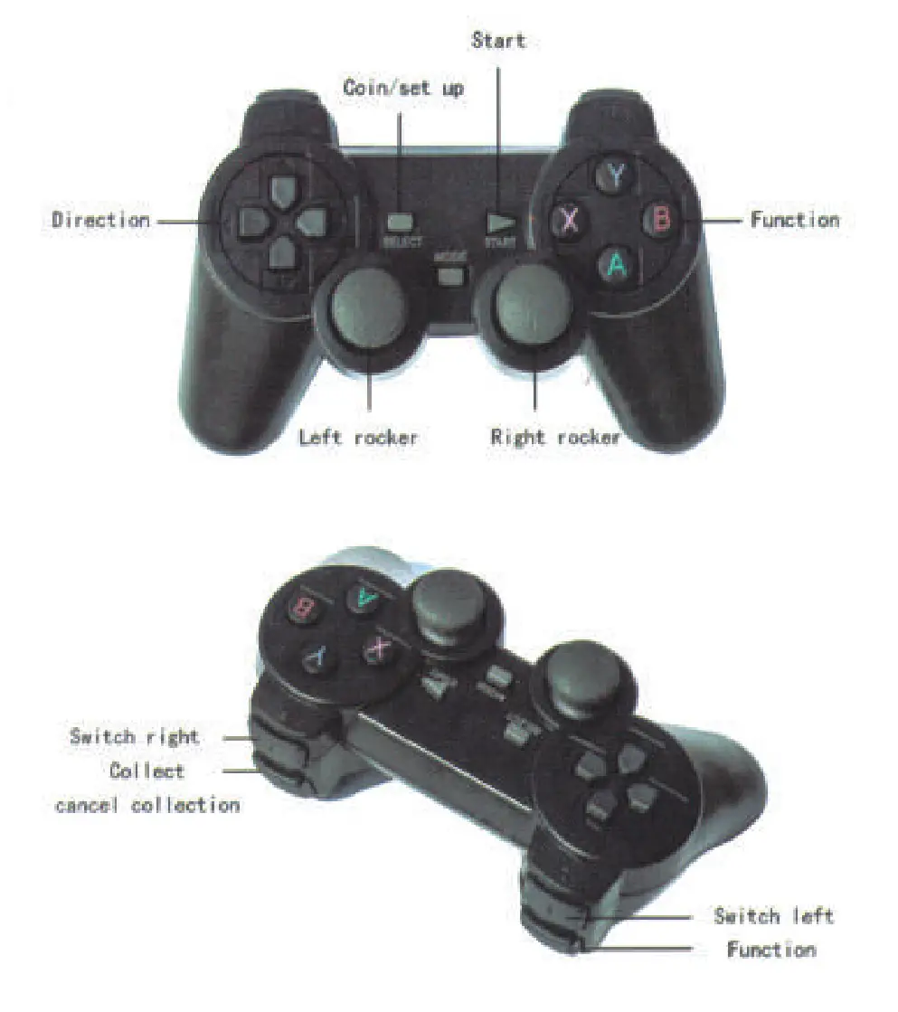 YUYUE Wireless Retro Game Console - overview