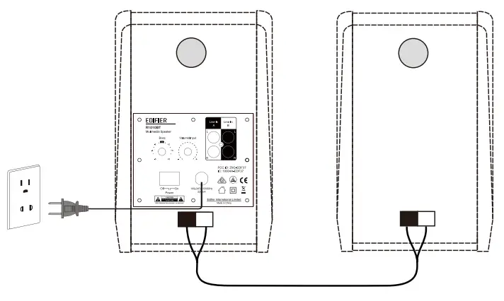 EDIFIER R1010BT Multimedia Speaker - Connection