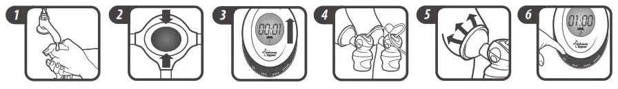 Double Electric Breast Pump - USING THE DOUBLE ELECTRIC BREAST PUMP