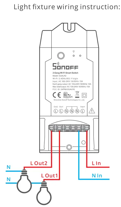 Sonoff Dual R2 2-Gang Wi-Fi Smart Switch-3