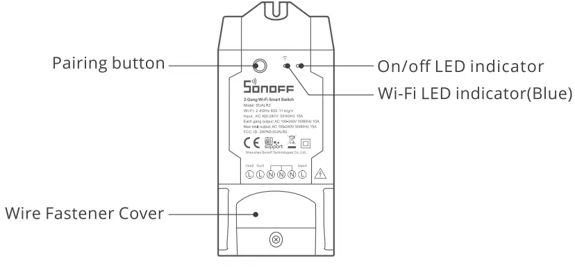Sonoff Dual R2 2-Gang Wi-Fi Smart Switch-8