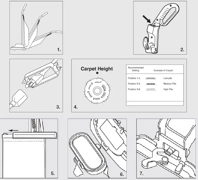 Powr-Flite PF712VC Commercial Upright Vacuum How to Use