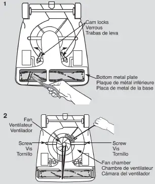 Powr-Flite PF712VC Commercial Upright Vacuum How to clear a blockage