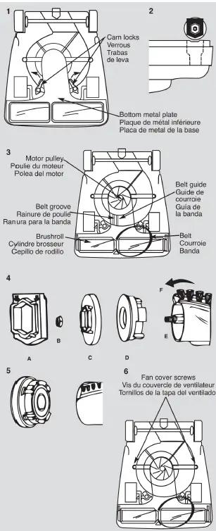 Powr-Flite PF712VC Commercial Upright Vacuum How to clear a blockage 1