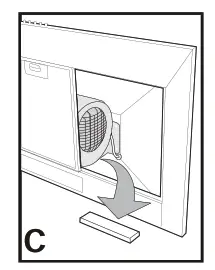 CHEF CRC612SB 60cm Canopy Rangehoods - Cooker hood