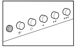 CHEF CRC612SB 60cm Canopy Rangehoods - Wwitch controls