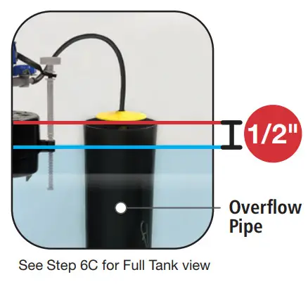 Fluidmaster K-400H-5002 PerforMax Fill Valve and Seal Kit- FLUSH THE
