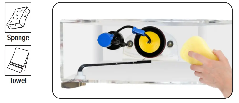 Fluidmaster K-400H-5002 PerforMax Fill Valve and Seal Kit- SPONGE