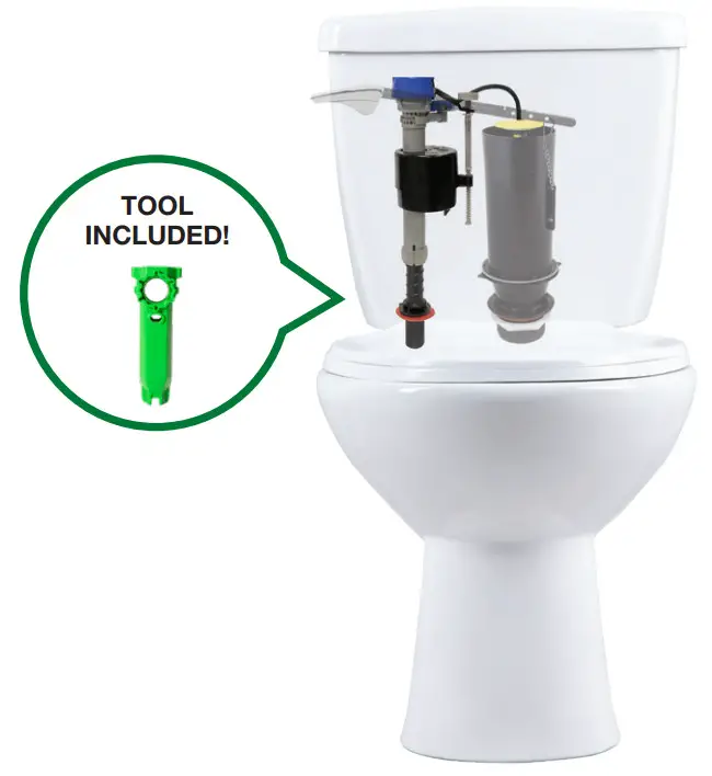 Fluidmaster K-400H-5002 PerforMax Fill Valve and Seal Kit