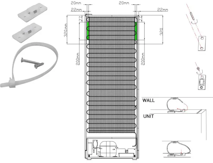 allavino Freestanding Wine Cooler YHWR99 2 - Anchoring