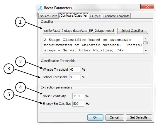 Systems overview diagram – Contour - Classifier Tab