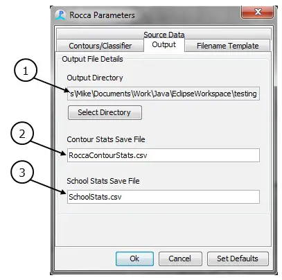 Systems overview diagram – Output Tab