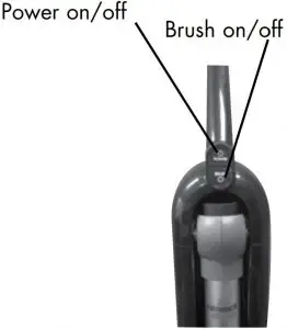 Power switch/brush power switch