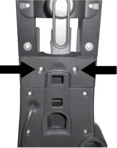 Attaching handle to vacuum Instructions