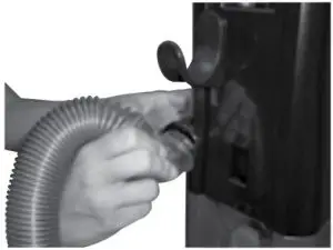 Attaching vacuum hose & on-board tools Instructions