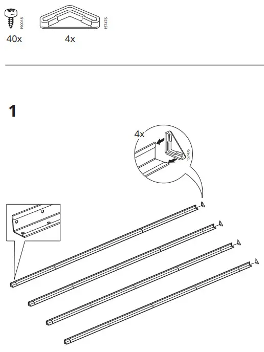 IKEA 204.885.04 Hyllis Regal Drinnen Draussen -PAT1