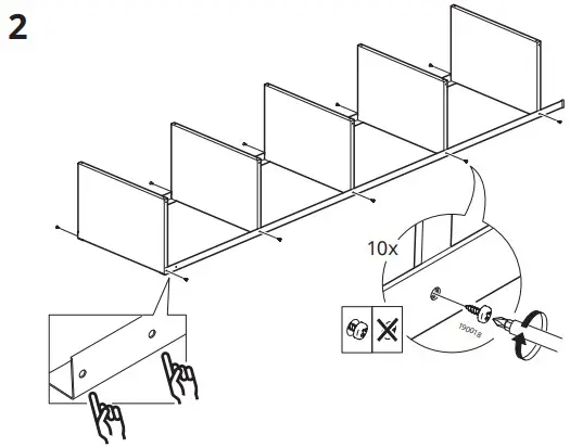 IKEA 204.885.04 Hyllis Regal Drinnen Draussen -PAT2