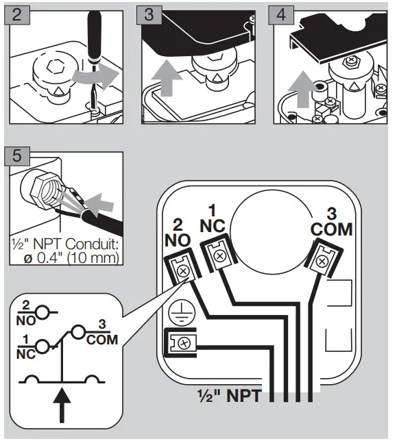 Honeywell KS84447011 Pressure Switches for Gas-4