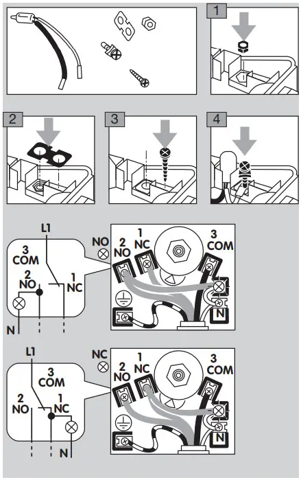 Honeywell KS84447011 Pressure Switches for Gas-blue