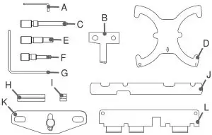 DRAPER ETK 170 17785 Engine Timing Kit Instructions------------CONTENTS
