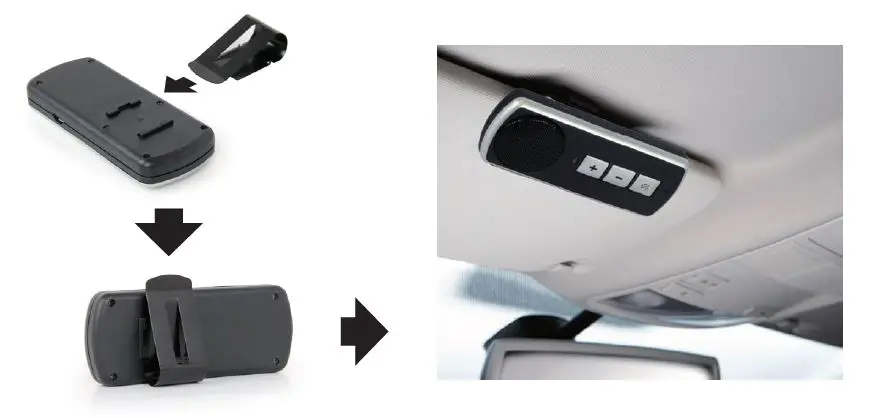 MAXXTER ACT-BTCC-01 Multipoint Bluetooth carkit fig2