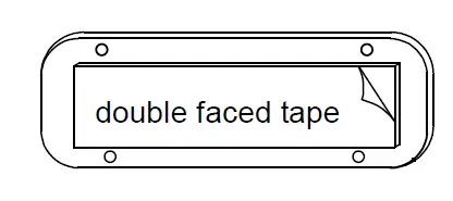 Peel the protective cover