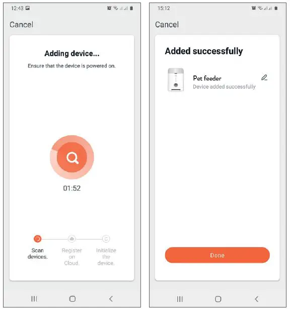 Add device in Tuya Smart application 1