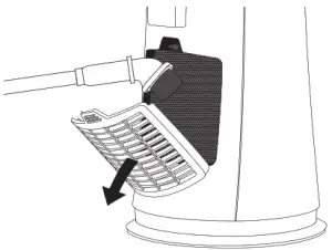 Lasko CT24362 Full-Circle Warmth Ceramic Heater with Remote Control - Cleaning Filter