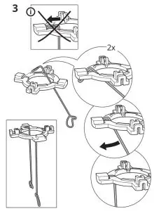 IKEA STRALA 70cm Lamp Shade Lace - fig13