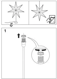 IKEA STRALA 70cm Lamp Shade Lace - fig3
