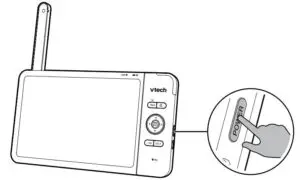 Charge the parent unit battery