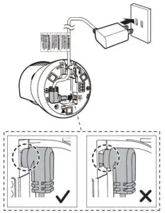 Connect the baby monitor