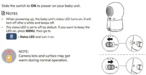 Connect the baby monitor fig 2