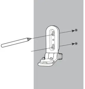 Mount the baby unit fig 1