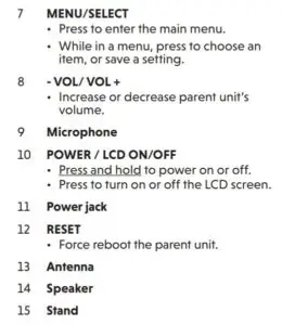 Parent unit overview fig 4