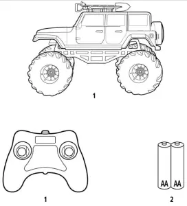 NEW BRIGHT 21098U G Remote Control Heavy Metal-