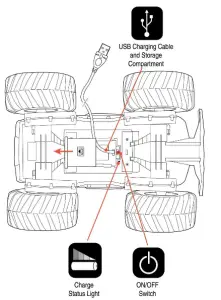 NEW BRIGHT 21098U G Remote Control Heavy Metal-feture