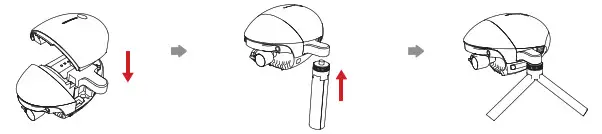 PowerVision PowerEgg X 8K All in One Drones- Use tripod convertor