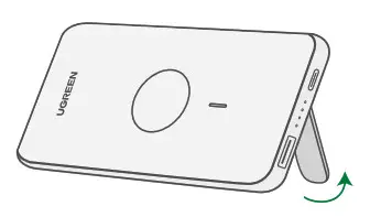 UGREEN PB195 Magnetic Wireless Power Bank 10000 mAh - Holder