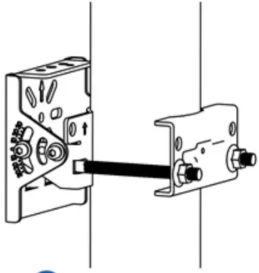 Baicells Nova430i Outdoor 4x250mW eNodeB - Pole1