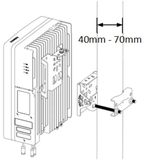 Baicells Nova430i Outdoor 4x250mW eNodeB - Pole2
