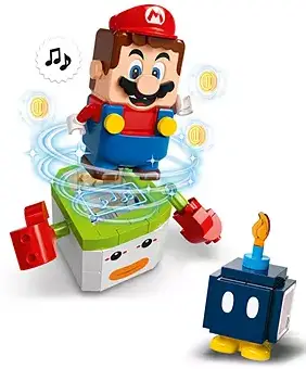 LEGO 71396 Super Mario Bowser Jr.S Clown Car Expansion Set