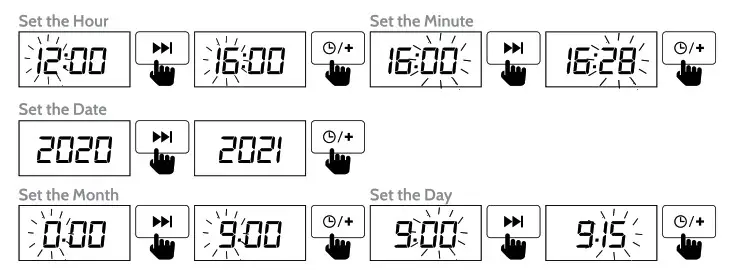 i box WJ 288APP Dusk Radio Alarm Clock with Wireless Charging- Clock and Calender