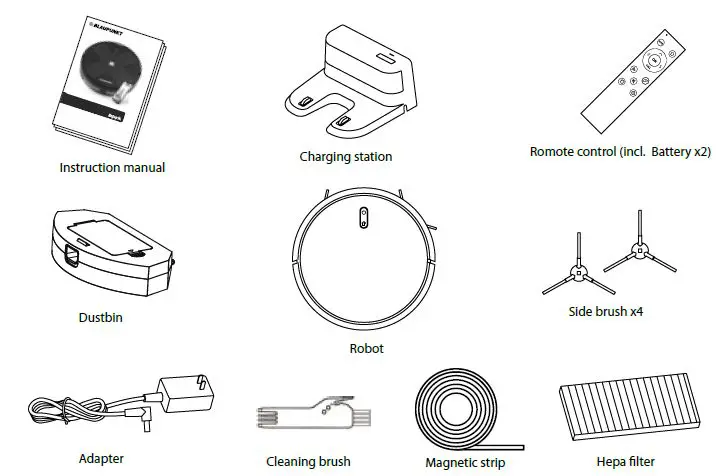 BLAUPUNKT XVAC Robot Vacuum Cleaner FIg2
