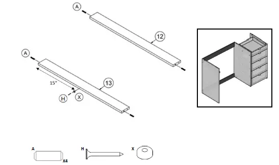 boahaus 1609 Dressing Table with Mirror fig 10