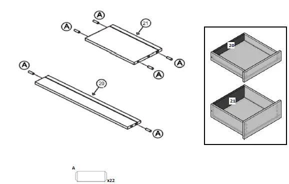 boahaus 1609 Dressing Table with Mirror fig 15